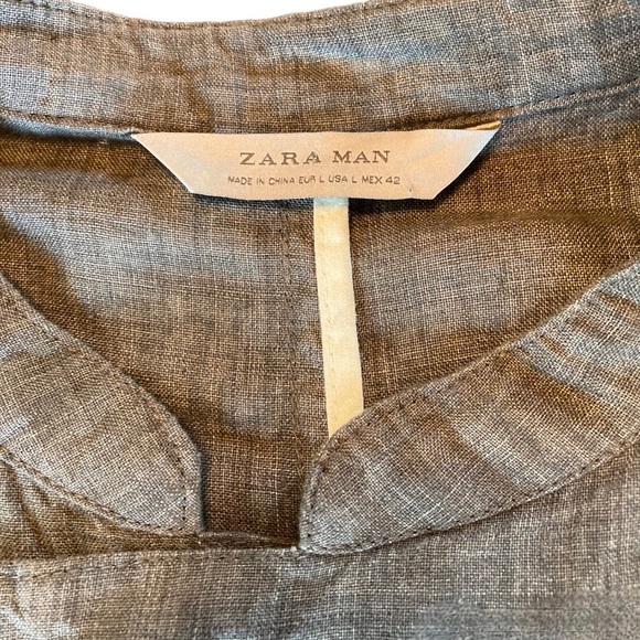 ZARA MAN Linen Jacket - Picture 6 of 7